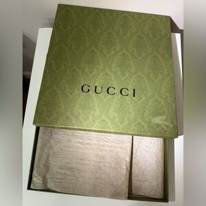 Gucci Olive Green Patterned Box